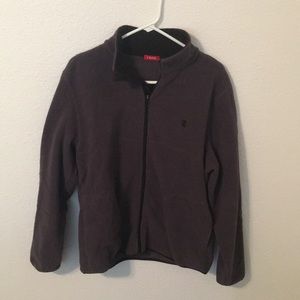 Gray IZOD Full Zip-Up